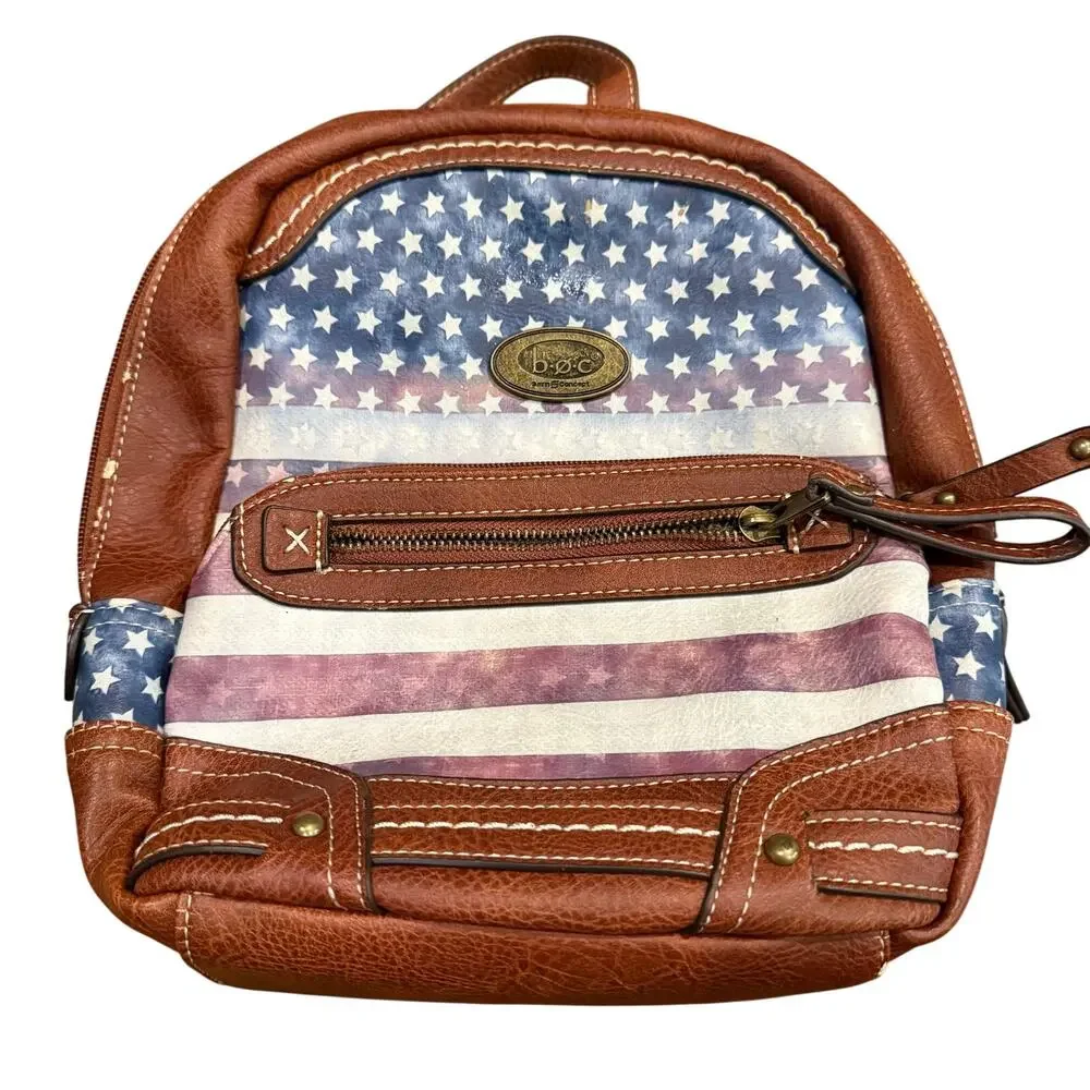 american flag mini backpack EFEWOI Vintage Patriotic Purse for Women Shoulder Bag Fashion Daypack Ladies Handbag Lightweight Travel Bag Rucksack : Clothing, Shoes & Jewelry American flag design US Flag Backpack for Kids